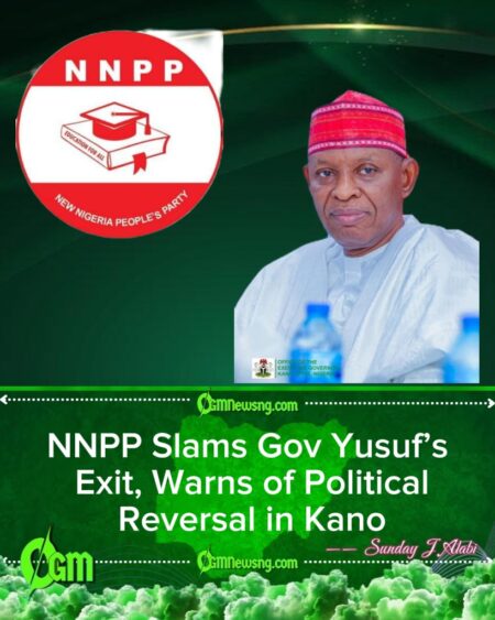 Betrayal of Trust: NNPP Blasts Gov Yusuf Over Exit, Rejects Claims of Internal Crisis