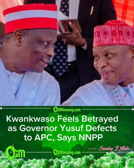 NNPP Accuses Governor Yusuf of Betraying Kano Voters After APC Defection