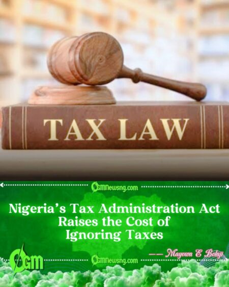 Nigeria Tax Administration Act(NTAA): Award Contract to Wrong Person, Pay ₦5 Million Sharp