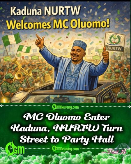 Kaduna NURTW Members Roll Out Red Carpet as MC Oluomo Land with Big Parade, Gbas Gbos Full Ground