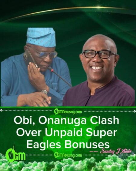 National Embarrassment’: Peter Obi Slams Non-Payment of Super eagle