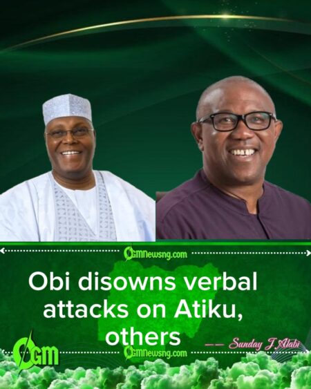 Peter Obi Disowns Verbal Attacks on Atiku, Others Amid ADC Tensions