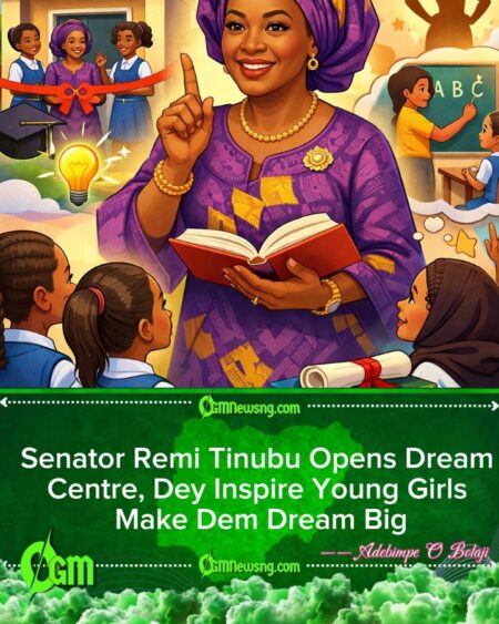 First Lady Oluremi Tinubu: I Wan Be Role Model Make Young Girls Follow My Footsteps