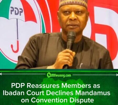 PDP Insists Ibadan Convention Remains Valid After Court Declines Mandamus