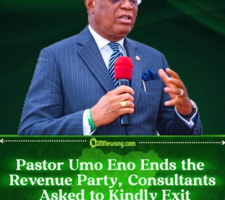 Pastor Umo Eno Swings the Axe as Revenue Consultants Lose Their Seats