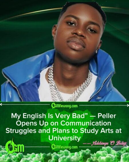 Peller Admits Poor English Is Holding Him Back From Meeting DDG and Speed Ahead of University Admission