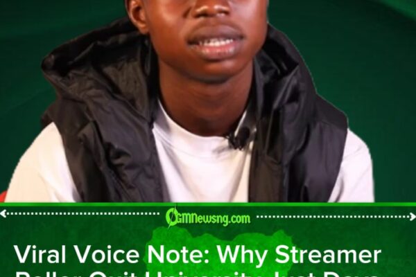 Streamer Peller Drops Out of University After 2 Days, Vows Never to Return to School