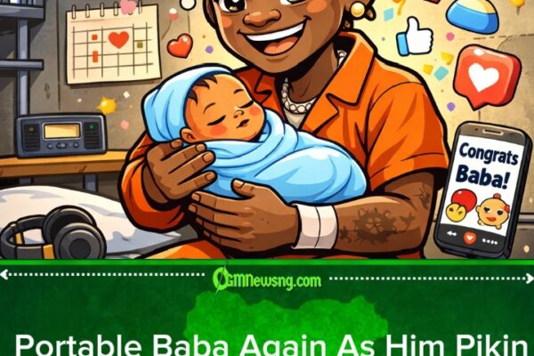 Portable Welcome New Pikin As E Dey Jail – Fans Dey Celebrate Baba Life