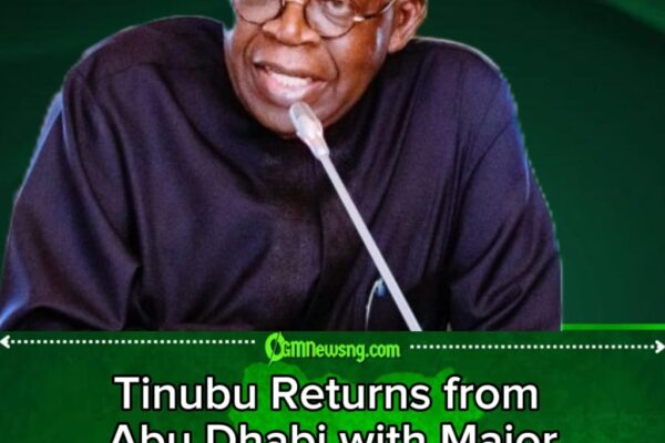 President Tinubu Returns to Nigeria After Abu Dhabi Trip, Signs Landmark Economic Pact with UAE