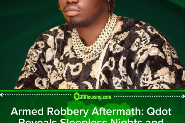 Qdot Still Can’t Sleep After Armed Robbery Incident – Nigerian Rapper Opens Up on Trauma