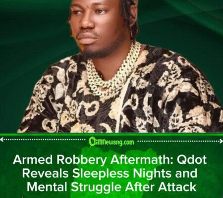 Qdot Still Can’t Sleep After Armed Robbery Incident – Nigerian Rapper Opens Up on Trauma