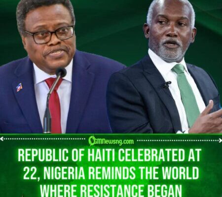 Republic of Haiti at 22 Gets Nigerian Salute for Starting the Global Black Freedom Story