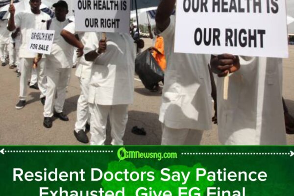 Resident Doctors Give FG Four Weeks to Meet Demands