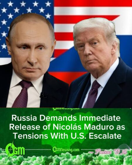 Russia Reignites Global Dispute With Forceful Call to Free Nicolás Maduro