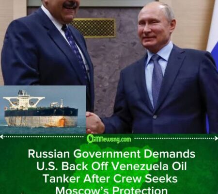 Russia Requests US Stop Interference with Venezuelan Oil Vessel Bearing Russian Flag