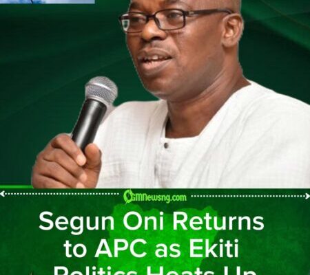 APC Gains as Ex-Governor Segun Oni Defects from SDP