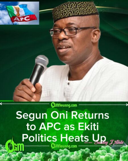 APC Gains as Ex-Governor Segun Oni Defects from SDP
