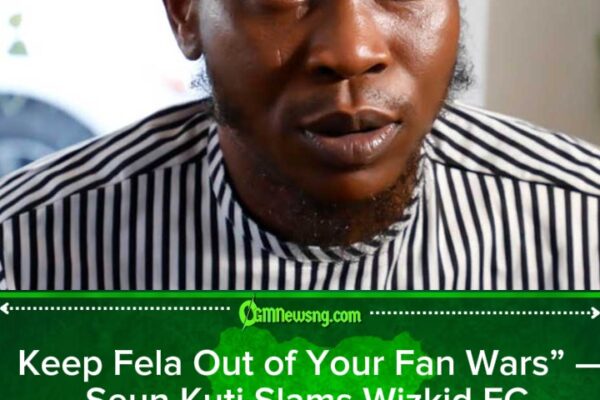Seun Kuti Blasts Wizkid FC, Calls Fanbase Ignorant Over Constant Use of Fela’s Name