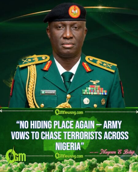 Lt. Gen. Waidu Shaibu Declares War: Terrorists’ Free Ride Ends in Niger, Nationwide