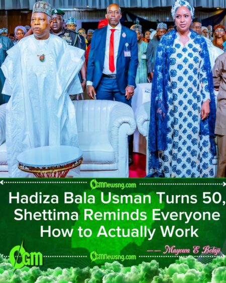 Vice President Kashim Shettima Celebrates Hadiza Bala Usman’s Legacy of Service at 50