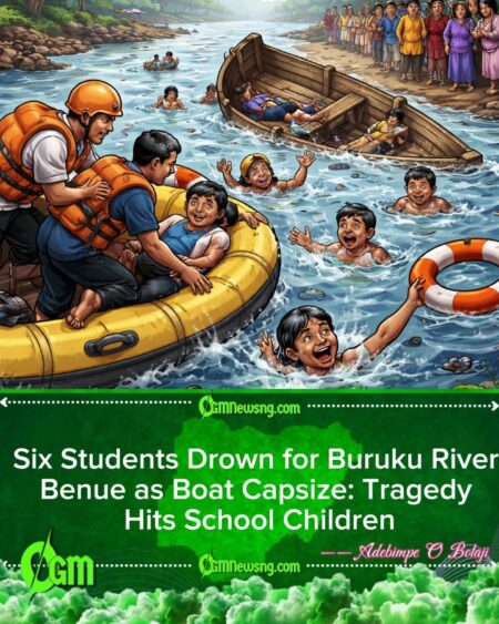Six Students Drown After Overloaded Boat Capsize for Benue River: Rescue Teams Rush Scene