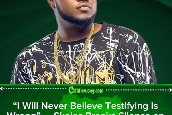 Skales Defends Church Testimony Amid Criticism, Says Sharing God’s Blessings Is Never Wrong