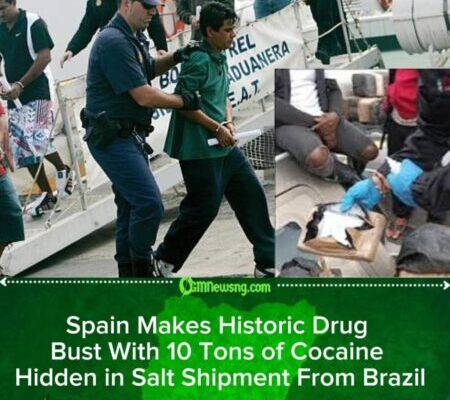 Spain Shocks Europe With Largest-Ever Cocaine Seizure Hidden in Salt Cargo From Brazil