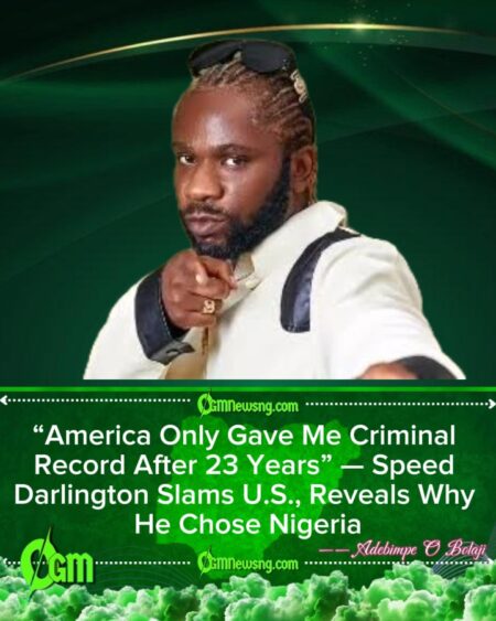 Speed Darlington Rejects American Dream After 23 Years, Says U.S. Left Him With Arrests and Trauma
