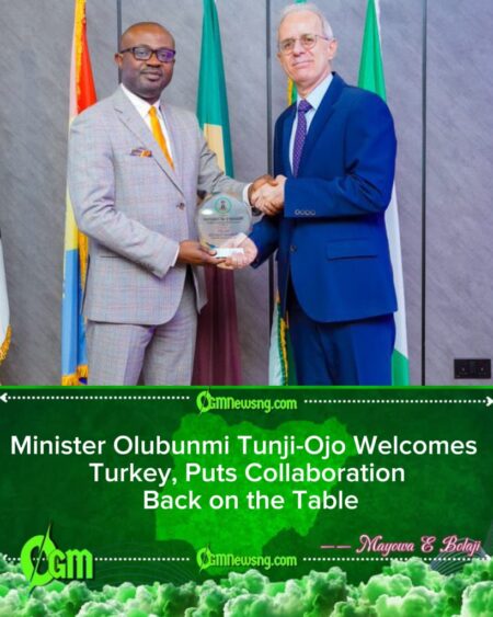 Minister Olubunmi Tunji-Ojo Hosts Turkey — Diplomacy Gets a Friendly Upgrade