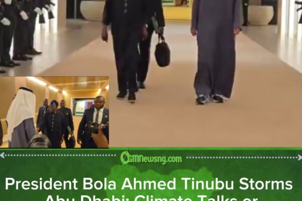 President Bola Ahmed Tinubu Lands in Abu Dhabi While Nigerians Argue Fuel Prices