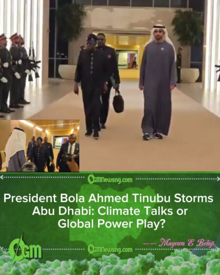President Bola Ahmed Tinubu Lands in Abu Dhabi While Nigerians Argue Fuel Prices