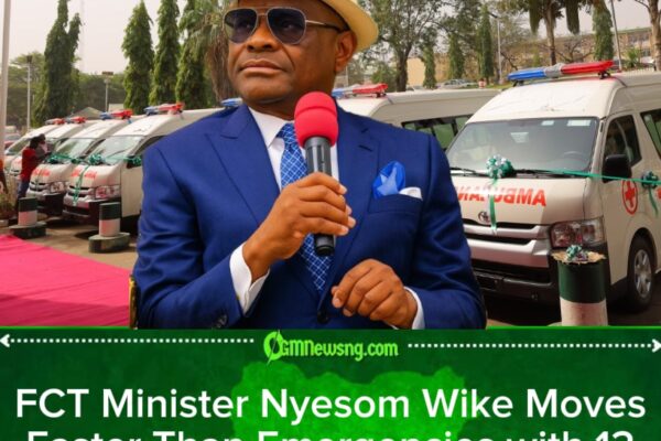 FCT Minister Nyesom Wike Delivers 12 Ambulances as Abuja’s Emergency Alibis Collapse