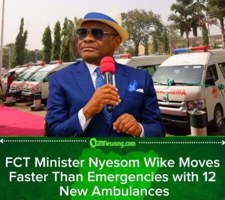 FCT Minister Nyesom Wike Delivers 12 Ambulances as Abuja’s Emergency Alibis Collapse
