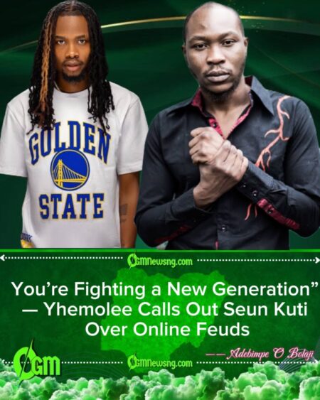 Yhemolee Slams Seun Kuti for Clashing With Younger Nigerians Who Never Knew Fela
