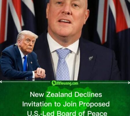 New Zealand Says No to Trump’s Board of Peace Proposal