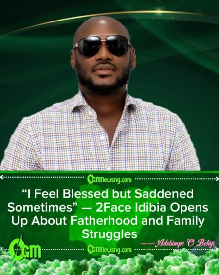 2Face Idibia Reveals He Has Eight Children, Admits Missing Quality Time With Them