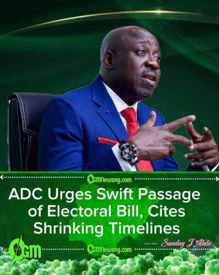 ADC Warns Senate Delay on Electoral Bill Threatens 2027 Elections