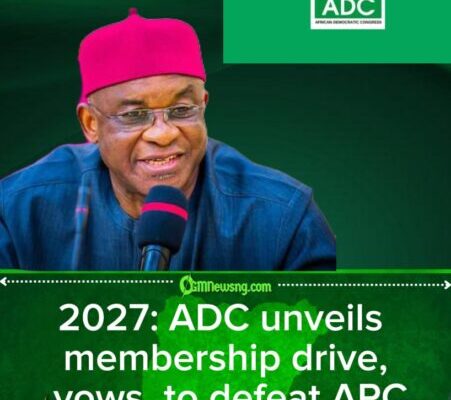 2027: ADC Unveils Membership Drive, Vows to Defeat APC