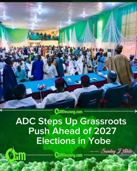 2027 Elections: ADC Declares Bid to Unseat APC in Yobe State and Nationally