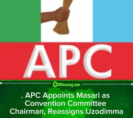 APC Replaces Uzodimma With Masari as Convention Chairman Ahead of March 2026 Convention