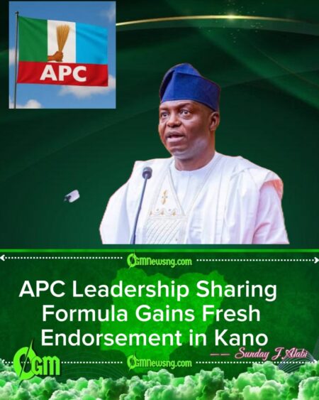 APC Chairman Reaffirms 60/40 Leadership Formula to Strengthen Unity in Kano
