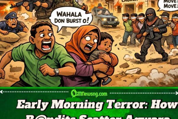 Gbas Gbos for Agwara Town: B@ndits Burn Police Station, Torch Church, Carry Five People Go Niger