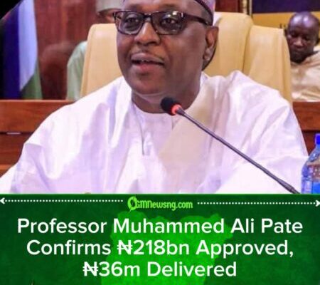 Professor Muhammed Ali Pate Cries ₦218bn, Treasury Answers With ₦36m