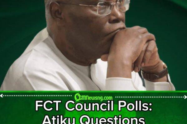 Atiku Alleges Democratic Space Is Shrinking After Low FCT Voter Turnout
