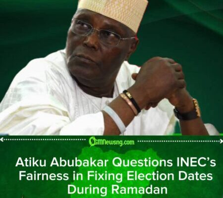 Atiku Abubakar Accuses INEC of Ignoring Muslim Voters With 2027 Election Timing