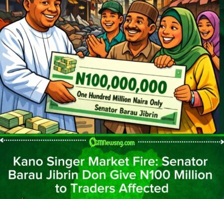 Senator Barau Jibrin Don Give N100 Million to Kano Market Traders Weh Fire Don Burn