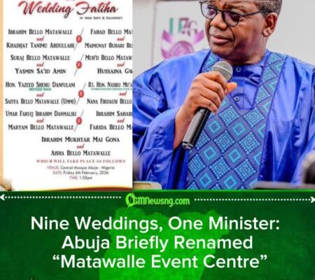 Minister Bello Matawalle’s Family Wedding Allegedly Shuts Down Abuja, Love Wins, Traffic Loses