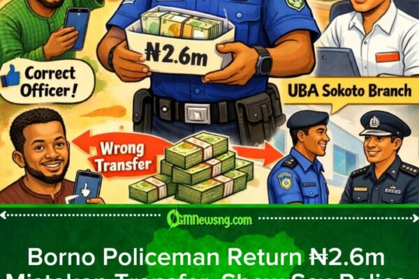 Borno Policeman Return ₦2.6m Mistaken Transfer, Talk Say Him Wan Change People Mind About Police