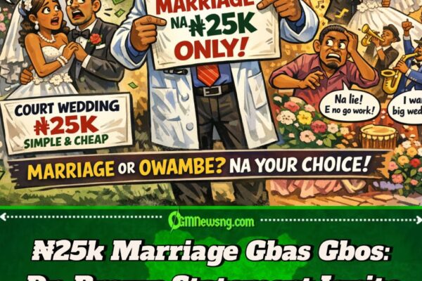 Marriage Na ₦25k Only? Dr. Brown Drop Gbas Gbos As Nigerians Argue Wedding Wahala