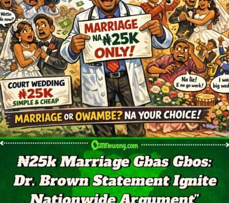 Marriage Na ₦25k Only? Dr. Brown Drop Gbas Gbos As Nigerians Argue Wedding Wahala